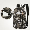 thumbnail image 5 of ZPAQI Gym Sports Duffle Bag Backpack Camouflage Mountaining Bag Travel Weekender Bag, 5 of 15