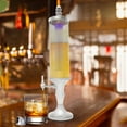 thumbnail image 5 of Beer Tower Dispenser with Ice Tube and Light- 3.2 Qt./3 L, Margarita Mimosa Tower Drink Dispenser with Tap, Freeze Tube Keep Beverages Cold, Perfect for Party Bar Gameday(Silver), 5 of 10