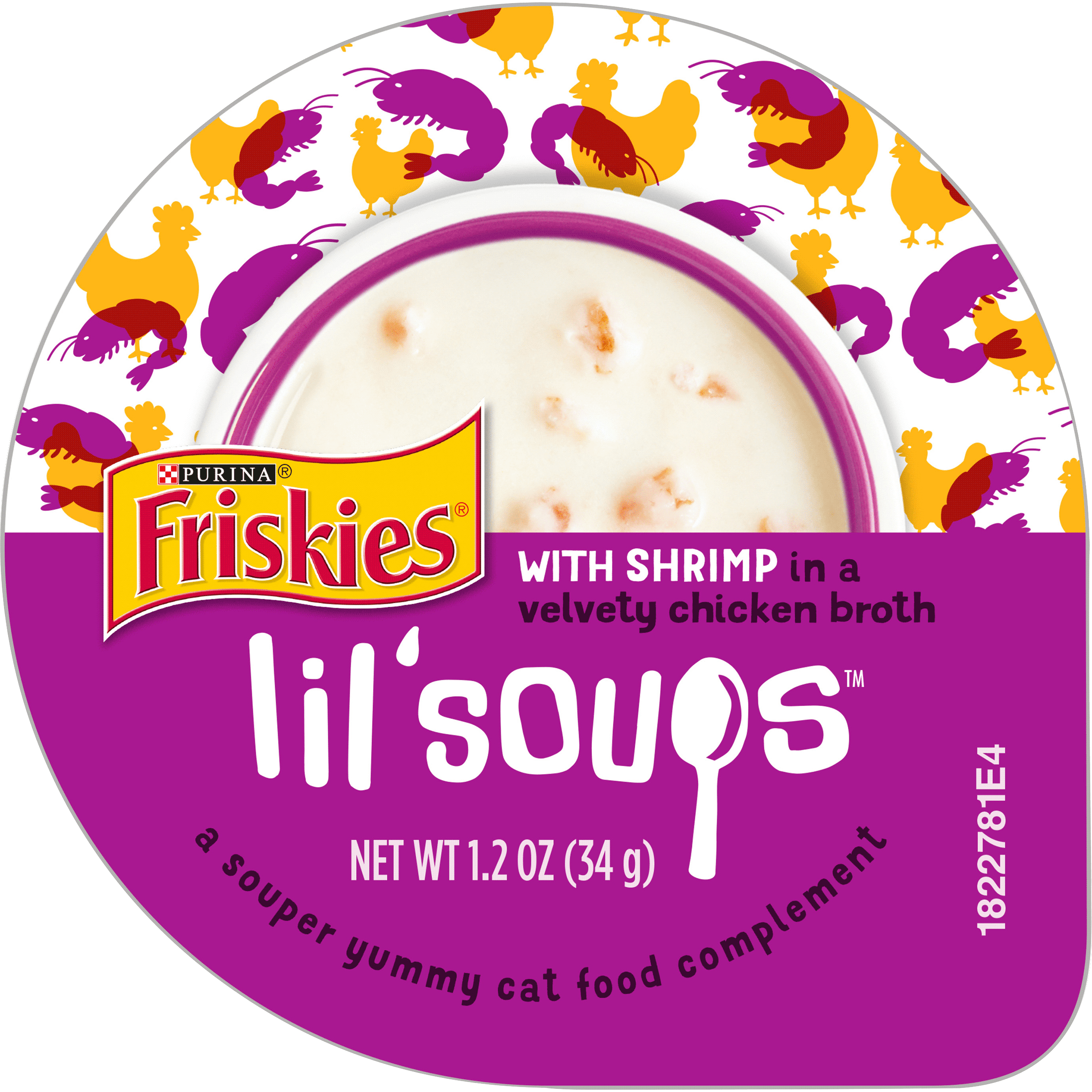 (8 Pack) Friskies Natural, Grain Free Wet Cat Food Complement, Lil