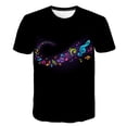 thumbnail image 1 of Novedad de verano, camisetas con notas musicales, ropa para niños y niñas, camisetas de manga corta, ropa para niños, cuello redondo, disfraces de 1 a 14 años, 12T Gao Jinjia LED, 1 of 2