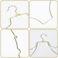 thumbnail image 6 of Toyvian Golden Swimwear Display Hanger Metal Wire for Bikini Lingerie Swimwear Drying Rack, 6 of 7