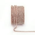thumbnail image 3 of VC Crystal SS6-SS18(2mm-4.5mm)Silver/Gold Base Clear Crystal Dense Rhinestone Chain Apparel Sewing Glass Rhinestone Cup Chain, 3 of 7