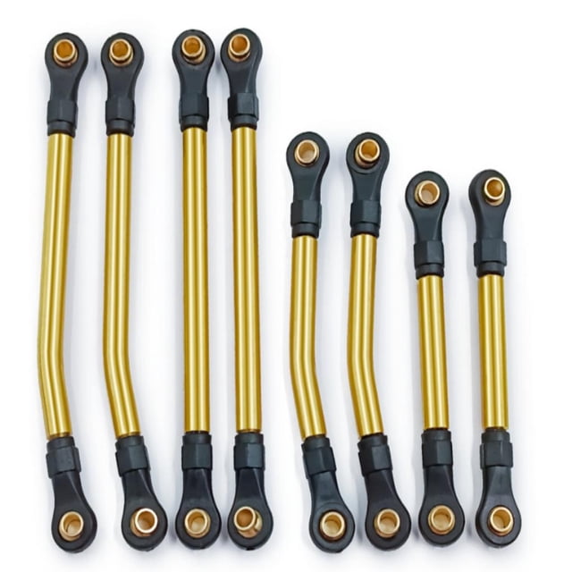 Conjunto de varillas de enlace de dirección Bewildely 1/18 Dorado