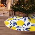 thumbnail image 5 of Sikiie Tropical Lemon Nativity Christmas Tree Skirt, Jesus Christian Winter Holiday Tree Mat Decoration(30-48IN)48", 5 of 6
