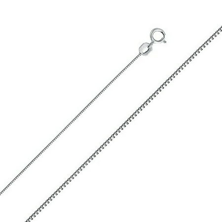 14k Yg Box - 14K Gold Men Women's 0.5MM Box Chain Spring Clasp (22)