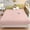 Pink, variant on Fall Winter Milk Velvet Thickened Fitted Sheet Jacquard Design Thermal Mattress Protector 360° Elastic Wrap Anti Static Bed Cover for Bedroom Dorm Guest Room Home Winter Warmth Bedding