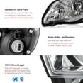 thumbnail image 2 of VIPMOTOZ Chrome Housing OE-Style Headlight Headlamp Assembly For 2009-2010 Toyota Corolla - RGB Low Beam, Driver & Passenger Side, 2 of 7