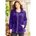 thumbnail image 3 of Catherines Women's Plus Size Ultimate Plush Jacket, 3 of 3