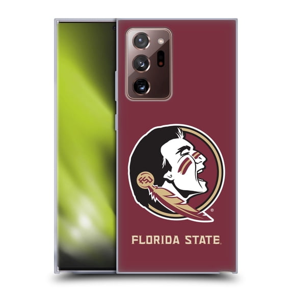 Head Case Designs Officially Licensed Florida State University FSU Florida State University Plain Soft Gel Case Compatible with Samsung Galaxy Note20 Ultra / 5G
