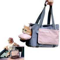 Newborn Small Dog Carrier Purse, Adjustable Lightweight Cat Carrier For Pet Under 15 lbs Pink