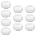 thumbnail image 2 of 10 calabazas de espuma blanca, adornos artesanales, decoración versátil para niños. 11 centímetros, 2 of 9