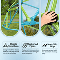 thumbnail image 3 of BlueWood Geodome Playground Climber and Trampoline Combo 10-Foot, ASTM-Certified Safe, 3 of 9