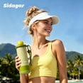 thumbnail image 6 of Sidagar 18 oz Green Plaid Ceramic Lined Insulated Tumbler with Straw and Leakproof Lid, 6 of 10