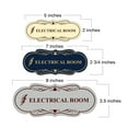 thumbnail image 5 of Designer Electrical Room (Lightning) Sign (Black Gold) - Medium, 5 of 5