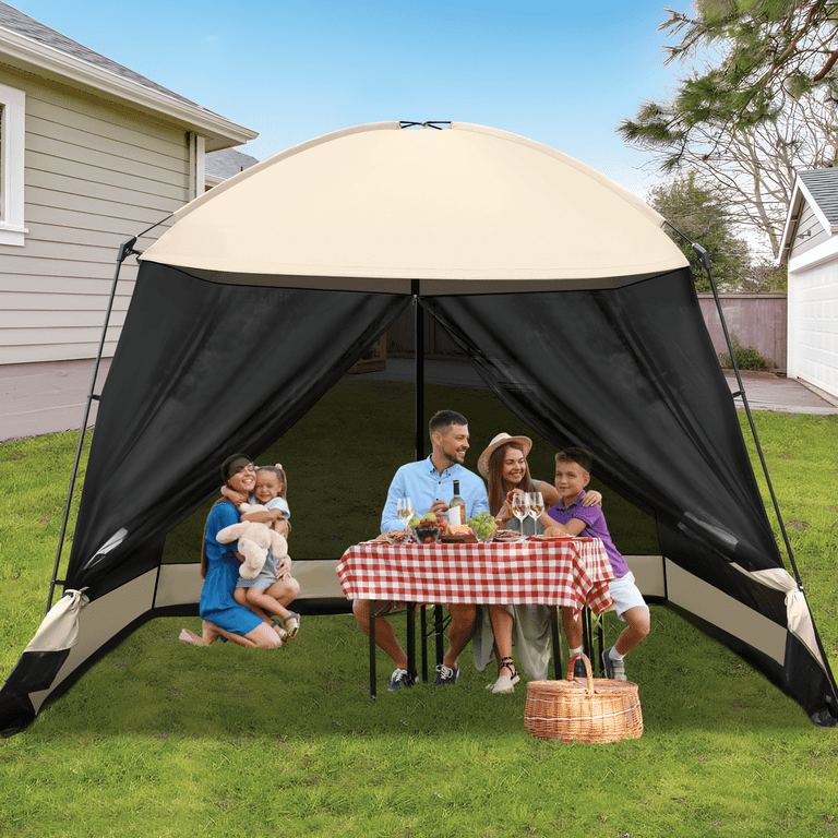 GVDV Screen House Room 11x11 Ft Mesh Net Tent Canopy Waterproof