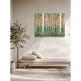 thumbnail image 5 of Green Pink Botanical Wall Art for Living Room,Canvas Picture Wall Decor for Bathroom Bedroom,Contemporary Abstract Art Painting Artwork for Office Kitchen Hallway Dining Room Home Decorations 12"x16", 5 of 8