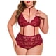 thumbnail image 1 of Picardías calado de encaje de talla grande para mujer, ropa interior Sexy, ropa de dormir, lencería íntima, mono, mono, pijama Fridja nalpqowj39419, 1 of 9