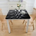 thumbnail image 3 of Round Tablecloth A Donkey Round Fitted Tablecloth with Elastic Edge, Oil Proof Table Cloth Wipe Clean Table Cover for Indoor and Outdoor Fits Medium, 3 of 7