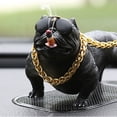 thumbnail image 1 of Figura de perro para decoración de salpicadero, figura de perro de resina simulada, estatua de perro para decoración de coche, figura de perro con valor inmejorable, 1 of 4