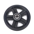 thumbnail image 2 of Set Rollers Sliding Barn Door Zinc Alloy 120mm Accessories Door Pulley Wheels Hanging Rail Roller Kit Replacement, 2 of 10