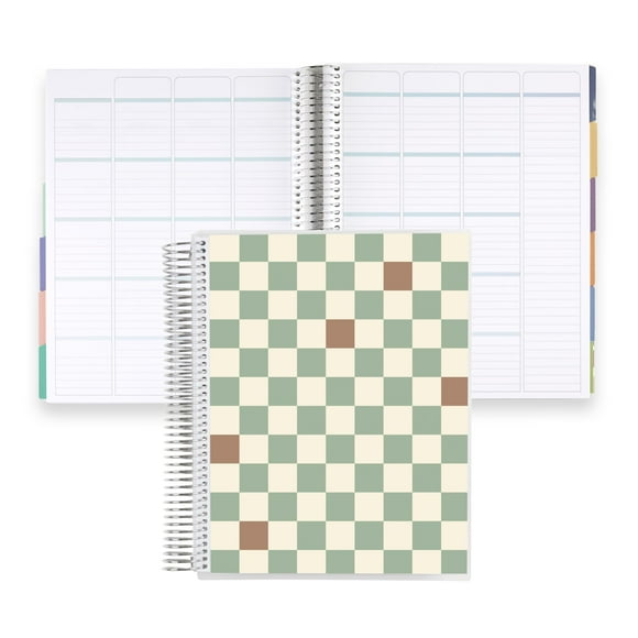 Erin Condren Undated Homeschool Planner, Academic & Teacher Lesson Plan Book, Flexible Weekly & Monthly Planner for Homeschool Organization, Learning
