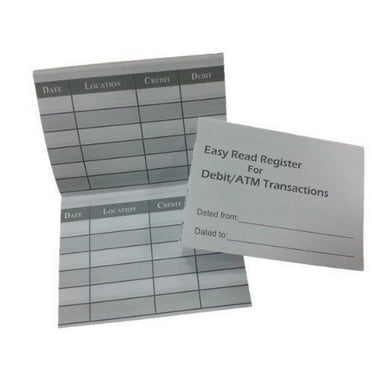 5 Checkbook Registers - 2021-22-23 Calendar - Transaction Register for ...