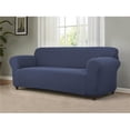 thumbnail image 1 of Madison CHECKER-SO-BL Stretch Checkerboard Sofa Slipcover, Blue, 1 of 1