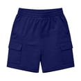 thumbnail image 6 of MYAOYI Womens Shorts Cargo Shorts with Pockets, Elastic Waist Casual Summer Shorts, 6 of 6