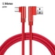 thumbnail image 5 of Tholdsy Cable de carga rápida Reemplazo del cable de datos de doble codo para la interfaz micro USB del teléfono móvil Android, rojo, 1 m Type2 NO2, 5 of 6