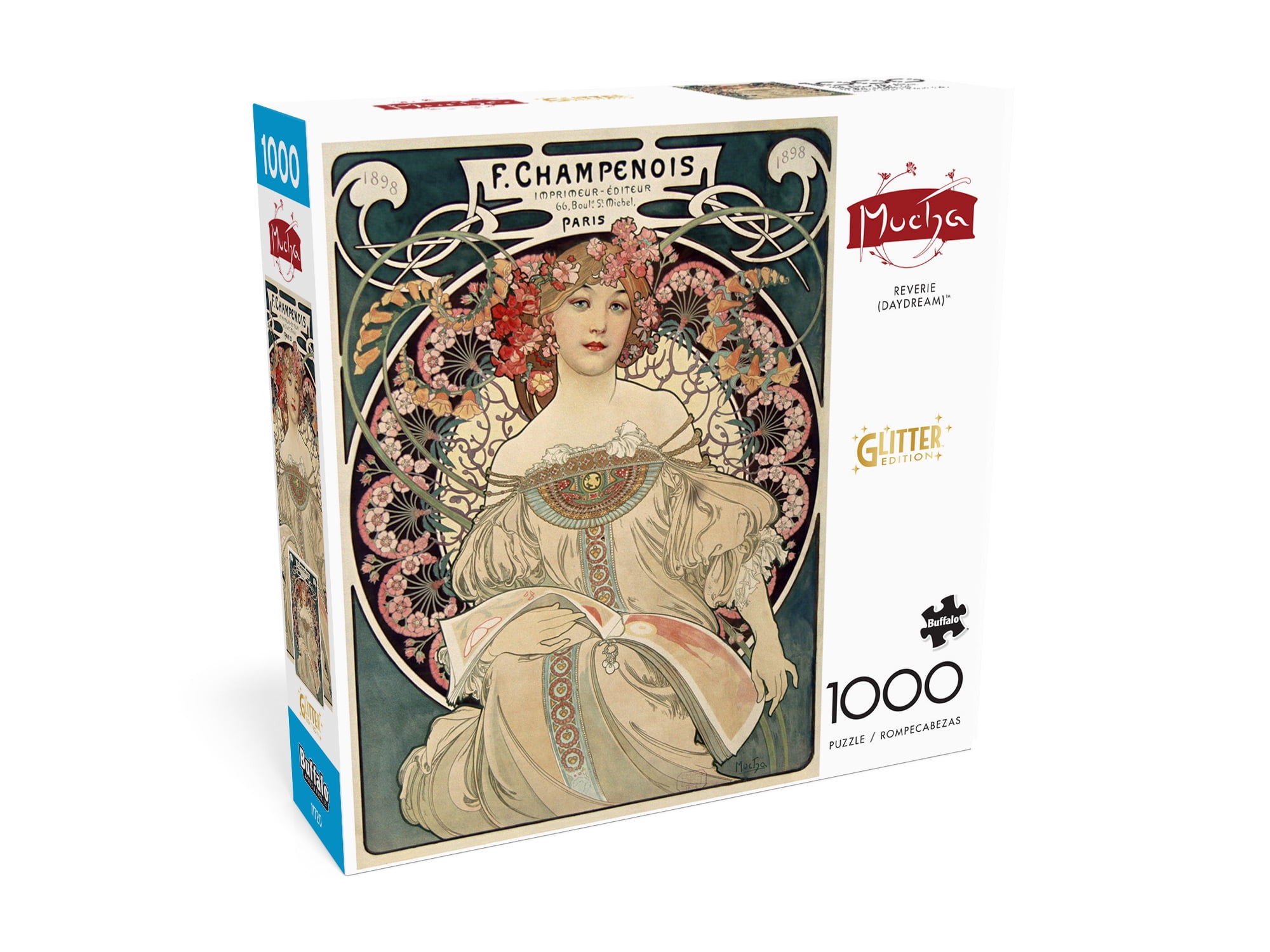 Buffalo Games 1000-Piece Mucha Reverie (Daydream) Interlocking Jigsaw Puzzle
