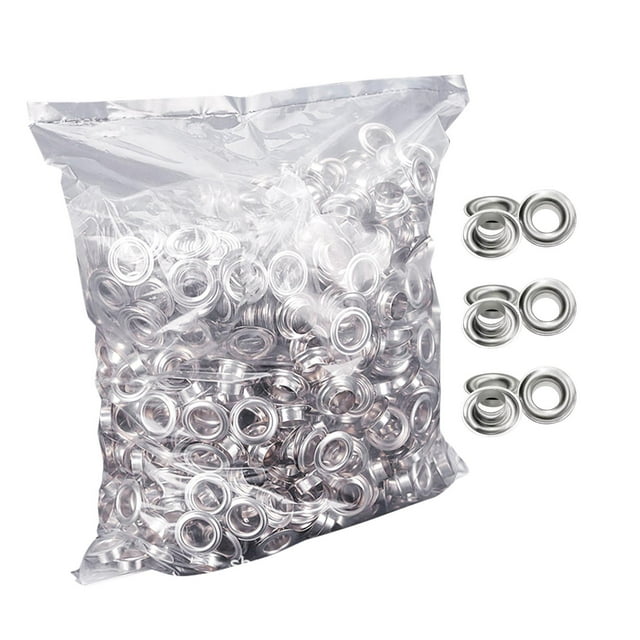 1000pcs 12mm Grommet Eyelet Plating Treatment Rust Prevention Leather Grommets for Decorating