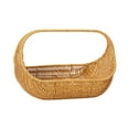 thumbnail image 4 of Cesta de picnic tejida, decoración del hogar, centro de mesa, soporte multifuncional, cesta de almacenamiento para jardín, hogar, regalo, mesa, playa, 4 of 8