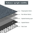thumbnail image 5 of Domi Outdoor Living Patio Deck Tiles, 12.22 x 12.22 inches Composite Interlocking Carpet Tile, Four Slat Plastic Outdoor Flooring, 9 Pieces One Pack, Dark Gray, 5 of 10