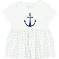 thumbnail image 3 of Inktastic Anchor Nautical Girls Baby Dress, 3 of 5