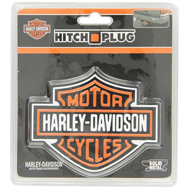 PlastiColor 002216 HarleyDavidson FullColor Aluminum Hitch Plug