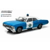 1967 Chevy Biscayne City of Chicago Police Department, Blue with White Roof - Greenlight 19009 - 1/18 Scale Diecast Model Toy Car
