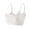 White, variant on BadPiggies Cami Bras - Women's U-Neck Padded Sports Bras Seamless Straps Bralette Everyday Basic Sleeping Bra