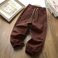 thumbnail image 3 of breaise Boys Baggy Cargo Pants Casual Cinch Bottom Parachute Pant Fashion Elastic Waist Trousers Cargo Boys' Sweatpants Joggers with Pockets walmart clearance items, 3 of 3