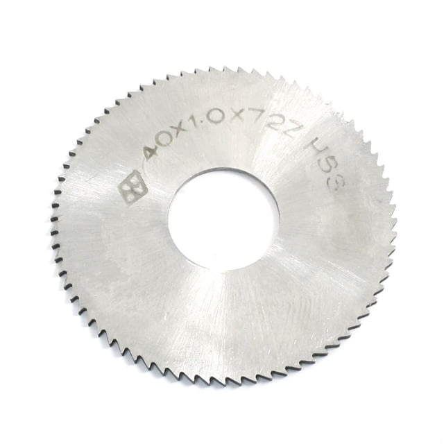 Unique Bargains HSS 72 Teeth Cutter Circular Mill Cutting Tool Slitting Saw 40mm x 1mm