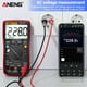 thumbnail image 5 of ANENG-AN9002 6000 cuentas multímetro LCD probador de rango automático resistencia temperatura capacitancia Detector medidor eléctrico rojo Guardurnaity TO001491-03, 5 of 7