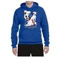 thumbnail image 2 of If It's Not a Jack Russell Terrier It's Just a Dog | Mens Dog Lover Hooded Sweatshirt Graphic Hoodie, Royal, Small, 2 of 3