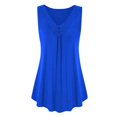 thumbnail image 3 of Eashery Tshirt Women's Baggy Womens Tops Summer Blouse Women Tops Blue 2XL, 3 of 4