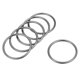 thumbnail image 1 of Uxcell 1.57'' O Rings Buckle para bolsas de hardware, cinturones, accesorios de bricolaje de aleación de zinc negro 6 piezas, 1 of 3
