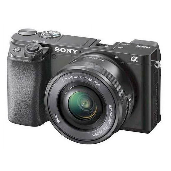Sony Alpha a6100 Mirrorless Digital Camera with 16-50mm Lenses