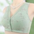 thumbnail image 2 of Seamless Bras for Women Breathable Comfort Front Closure Full Coverage Bralettes Ladies Elder No Rims Wireless Bra, 2 of 4