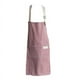 thumbnail image 1 of Delantales de chef de color rosa, delantal con bolsillos, delantal ajustable impermeable para hombres y mujeres, delantal de cocina profesional para cocinar, jardinería, restaurante, barbacoa, cafeter, 1 of 5