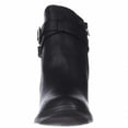thumbnail image 2 of Womens JustFab Silvy Cross Strap Ankle Boots - Black, 2 of 6