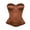 Coffee corset top, variant on Renaissance Corset Tops for Women Elegant Strapless Overbust Boned Corsets Going Out Party Clubwear Steampunk Bustier Tops Coffee,XS