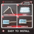 thumbnail image 4 of GUOYUANGLO Disposable Dusters for Cleaning Multi-Surface Dusters Refills Heavy Duty Duster Kit(40Counts+2Handle), 4 of 8