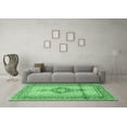 thumbnail image 3 of Ahgly Company Indoor Rectangle Medallion Emerald Green Traditional Area Rugs, 7' x 10', 3 of 4